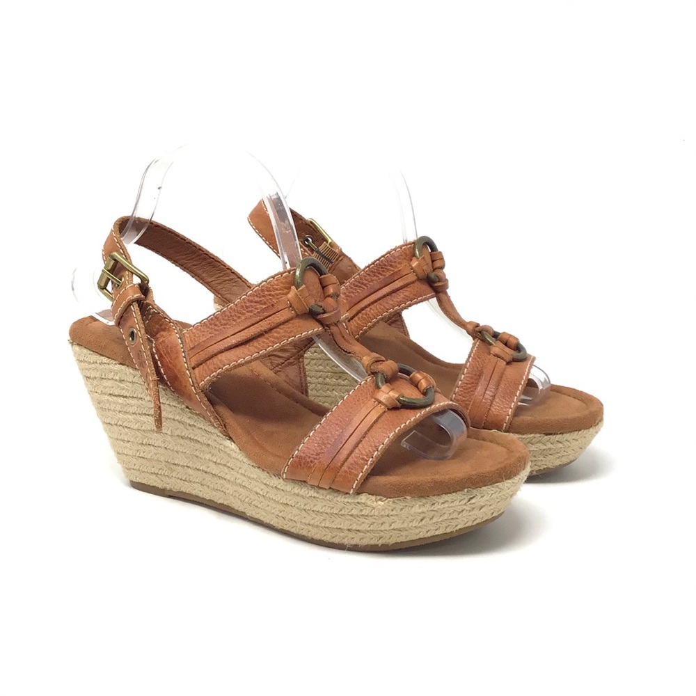 Lucky Brand | Leather Femi Espadrille Wedge Sandal
